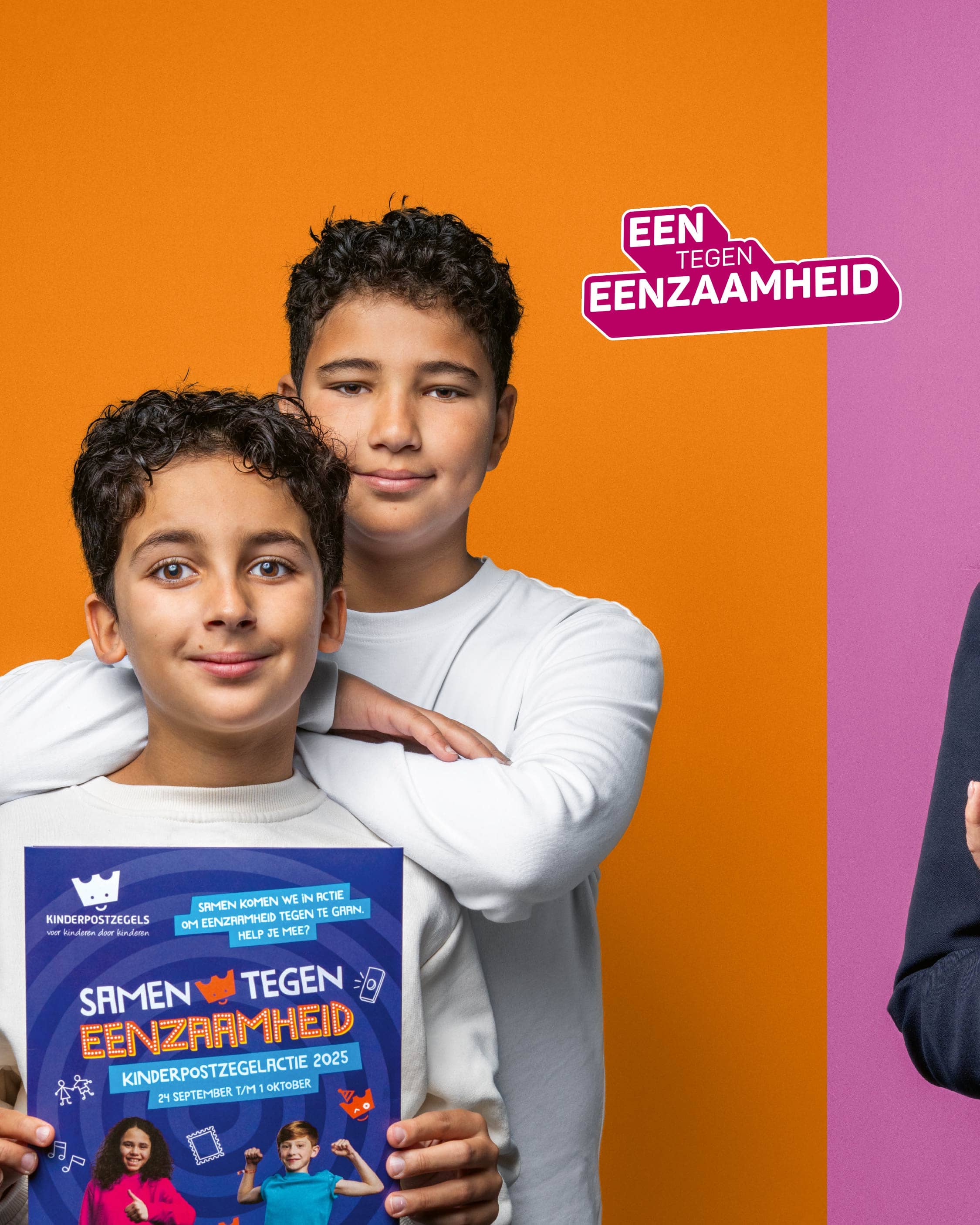 Ilias en Anis, deelnemers panel Kinderpostzegels